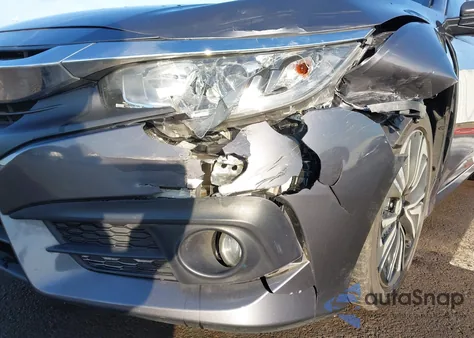 2018 Honda Civic Ex-L from USA, damaged, VIN JHMFC1F79JX001473